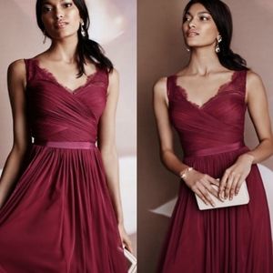 BHLDN Hitherto Fleur Dress Raspberry